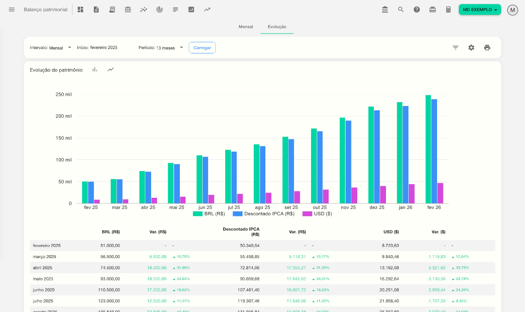 Balanço Patrimonial Empresarial